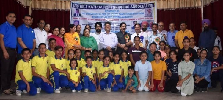 District Level Rope Skipping Championship organised at GDC Kathua