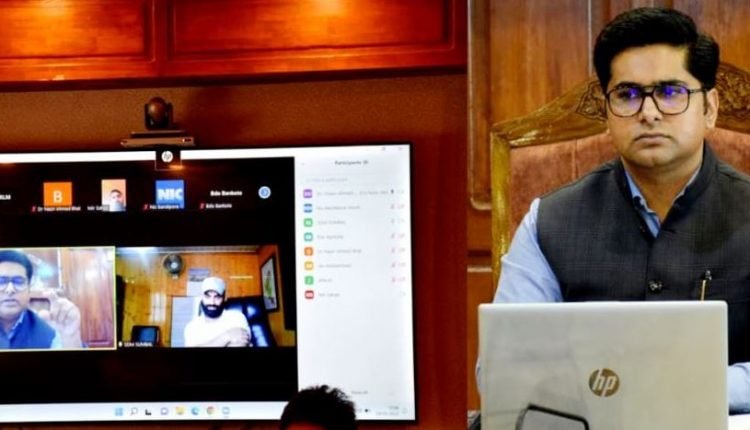 SANJY-2022: DC B’pora Dr. Owais Ahmed reviews arrangements