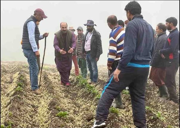 Director Agriculture Kashmir reviews Physical progress of agriculture activities of Anantnag