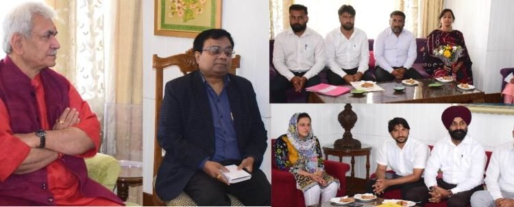 Joint delegation of Rehbar-e-Khel and Rehbar-e-Janglat calls on Lt Governor