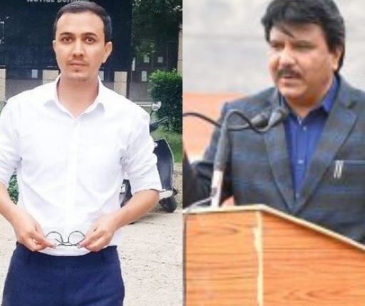 CEC Feroz Khan congratulates Anwar Hussian for qualifying Civil Services