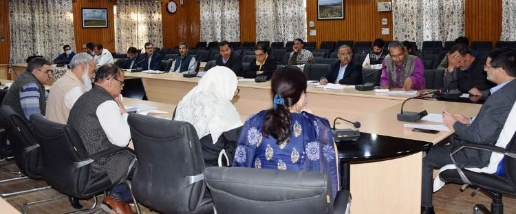 DDC Budgam Shahbaz Ahmed Mirza reviews progress under District Capex Budget