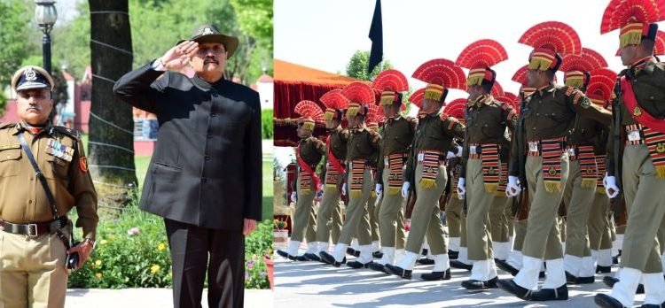 Advisor Bhatnagar addresses passing out parade cum attestation ceremony of BSF recruits at STC Humhama