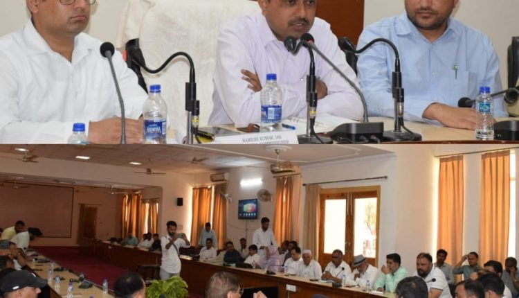 Div Com Jammu visits Rajouri; reviews development scenario of district
