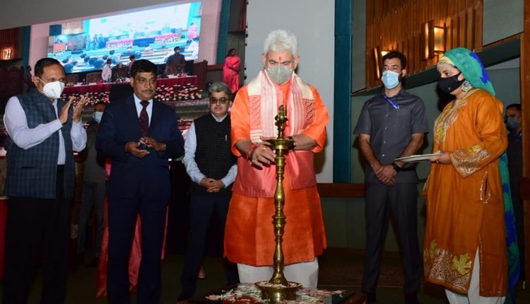 Garib Kalyan Sammelan ; LG presides over UT-level Event at SKICC