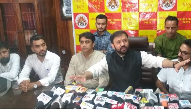 Hindus Strategic Hostages in J&K; U.T needs a Clean Sweep: Ankur Sharma