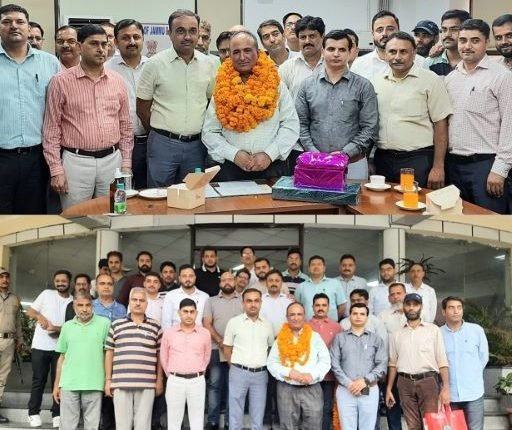 Div Com office Jammu accords warm send off to Retiring Girdawar