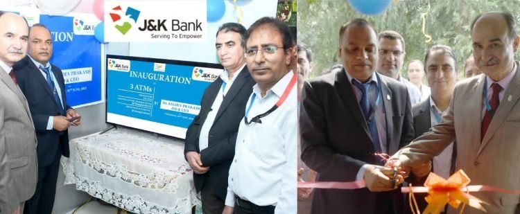 J&K Bank commissions 3 ATMs in Srinagar