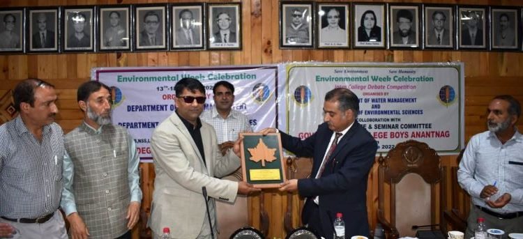 Water Management Deptt. celebrate 'Environmental Week' at Anantnag