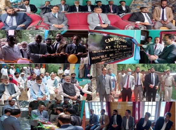 Justice Wani inspects Munsif Court at Tangdar, holds camp court at Teetwal