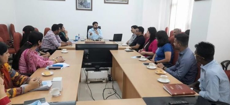 Director Information holds brainstorming session with 1st Batch of student volunteers from Jammu division
