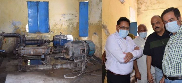 Principal Secretary I&FC visits Water Supply and Irrigation Schemes in Jammu outskirts