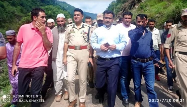 DDC, SSP visit affected area; No loss of life reported;SDM, Tehsildar camping at site