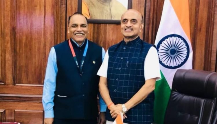 J&K Bank MD meets MoS Finance Dr Bhagwat Karad