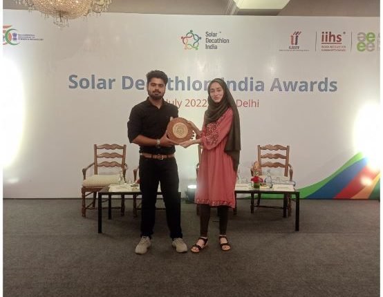 MoS Dr. Jitendra Singh felicitates two NIT Students for bagging SDI awards