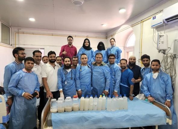 Whole Lung Lavage performed first time in J&K for treatment of a rare Lung-disease