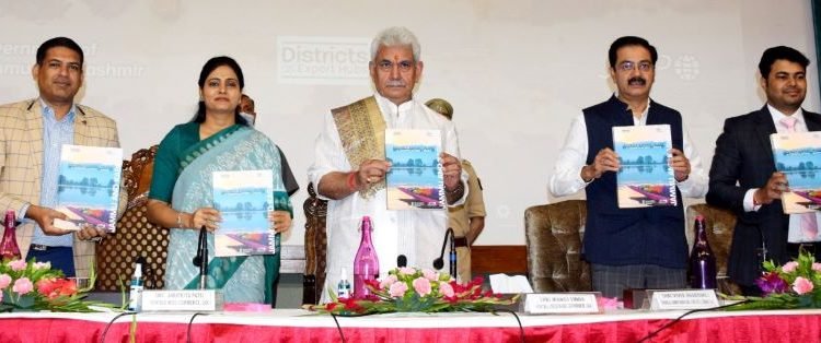 Lt Governor, Union MoS for Commerce & Industry unveil District Export Plans for J&K UT