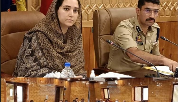 DM B'la chairs District Level Committee under NDPS at DPL Baramulla