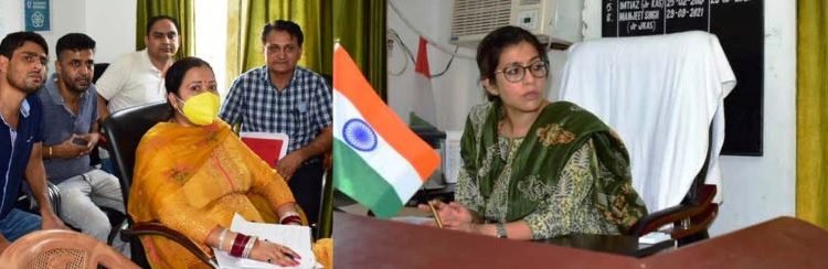 DC Jammu Avny Lavasa visits Pargwal; interacts with revenue staff