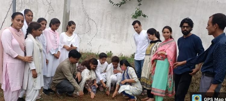 Fortnightly plantation drive commences at GCW Udhampur