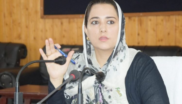 DC B'la Dr. Syed Sehrish Asgar reviews progress of District under ADP