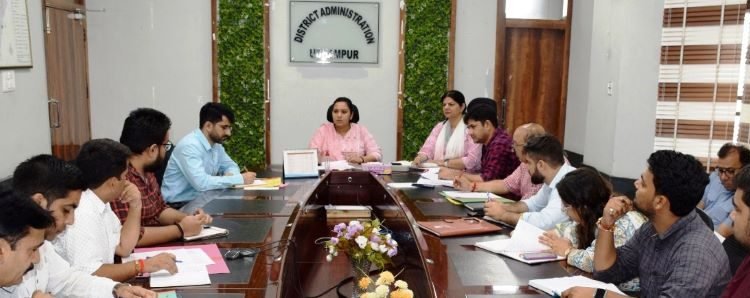DC reviews progress under Capex budget, ADP, B2V and 14th FC works in Udhampur