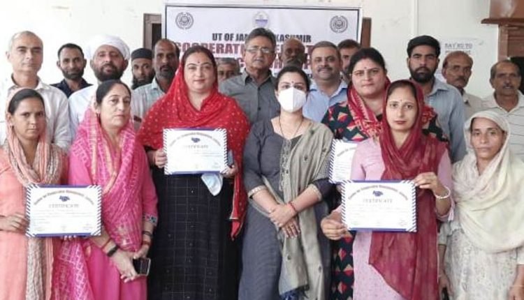 Cooperative department conducts training for members of Societies at Krimchi