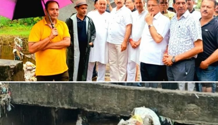 Jugal, Kavinder take stock of damages in rain affected areas