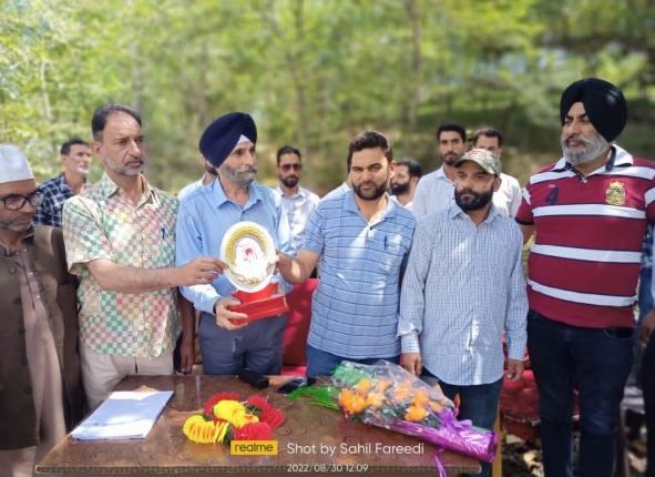 LG Rolling Cup Cricket Trials of Boys 19-35yrs held at Budgam