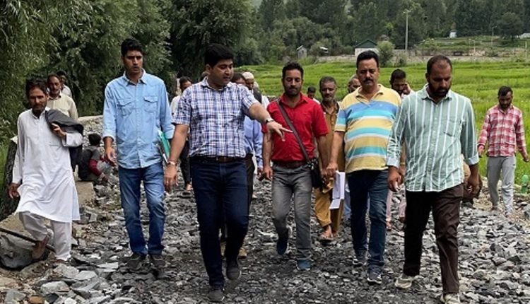 R&B team inspects developmental works in Banihal