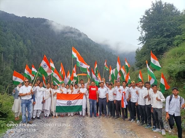 Govt. Degree College Dudu Basantgarh organize Tiranga Rally