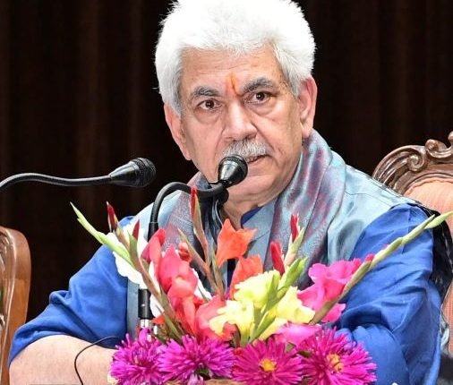 Lt Governor Manoj Sinha greets people on Mahavir Jayanti