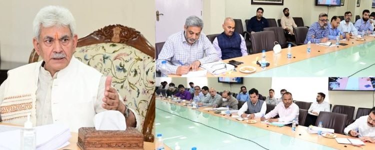 Lt Governor chairs high level meeting to review functioning of Revenue Department