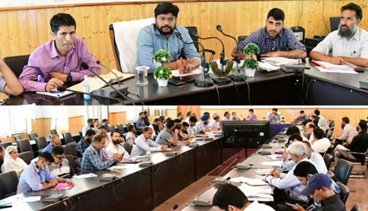 DC Gbl reviews developmental scenario, implementation of various schemes in district
