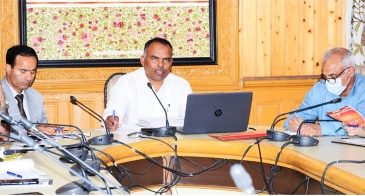 Div Com Kashmir reviews infrastructural development at Shiekh ul Alam (RA) Shrine, Chrar-e-Sharief