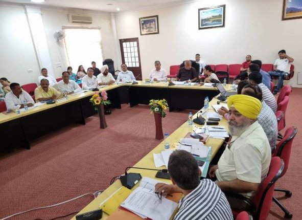 Bharat Bhushan chairs meeting of District Development Council