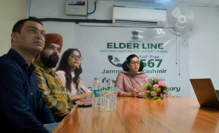 DC Jammu Avny Lavasa attends 1st-anniversary celebration of  Elderline