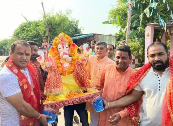BJP OBC Morcha Celebrates the festival of Ganesh Visarjan With High Enthusiasm and Grandeur