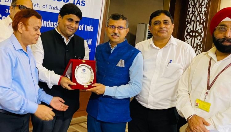 PHDCCI Jammu meeting with Mr Rajendra Ratnoo ( IAS) Joint Secretary DPIIT, Govt. Of India at Udhyog Bhawan Jammu