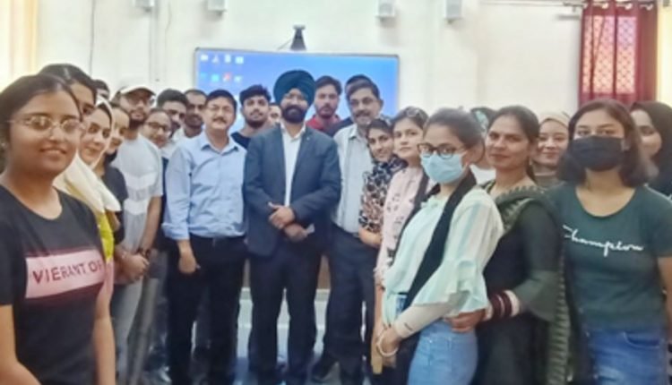 ADC Jammu interacts with SKUAST-J students