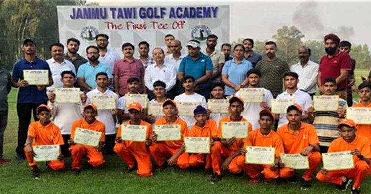Junior training camp session concludes at Jammu Tawi Golf Course