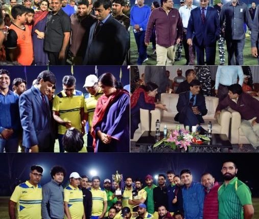 Chief Secretary inaugurates lights at TRC cricket academy ground