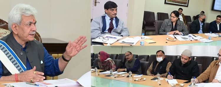 Lt Governor chairs review meeting of Labour & Employment Department