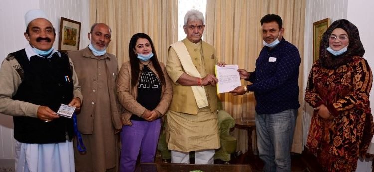 Nandi Farmers Association Anantnag; Cultural & Folks Artists call on Lt Governor
