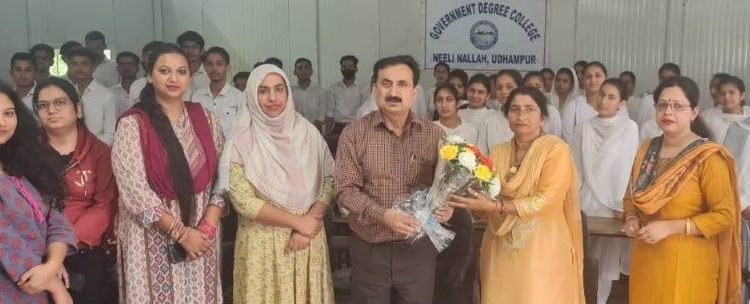 GDC Neeli Nallah organises lecture on Importance of Bharat scouts and guides in career Development