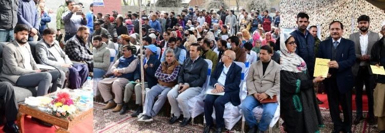 Advisor Bhatnagar tours Ganderbal, participates in B2V4 programme