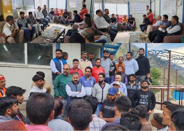 Ratle HEP: ADC Kishtwar conducts coordination meeting, inspects progress of work  