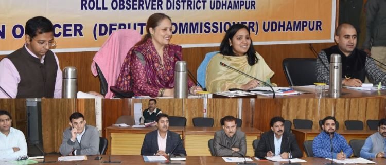 Commissioner Secretary Sheetal Nanda reviews progress on Special Summary Revision at Udhampur