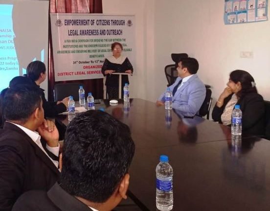 DLSA Samba observes National Legal Services Day