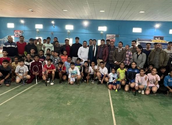District-level Badminton Championship commences at Udhampur